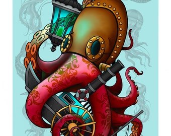 Steampunk Octopus