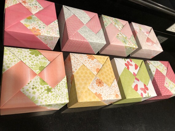 Origami Gift Box 6 In X 6 In X 3 In