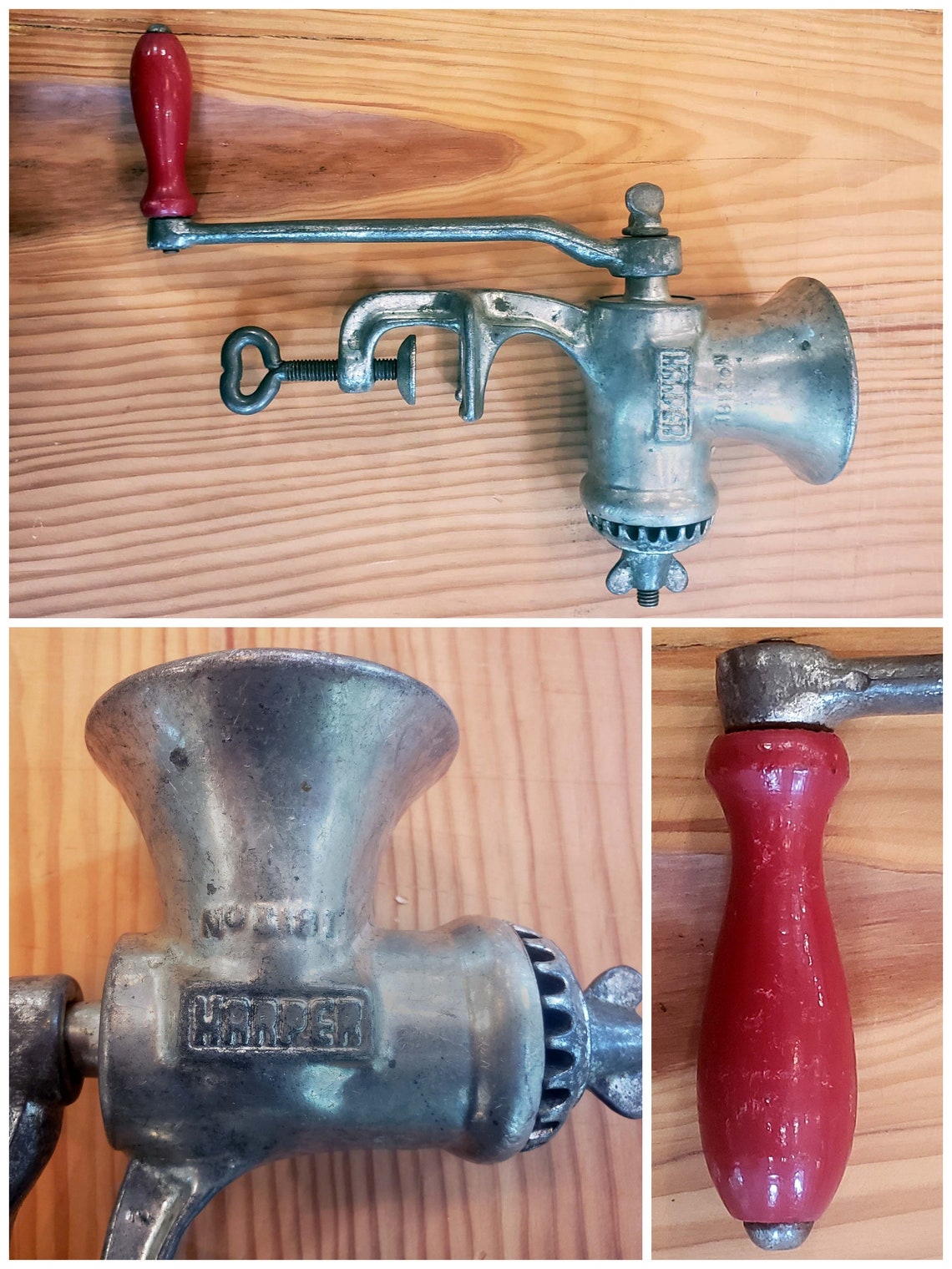 Vintage Harper Beatrice No. 3181 Mincer & Meat Grinder Hand Etsy