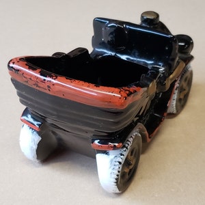 Vintage Model T Ford Planter Hand Painted Ceramic Made in Japan Rueben's 50's Kitsch image 4