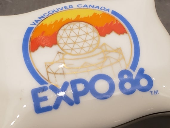 Vintage Expo 86 Trinket Box - World Fair Memorabi… - image 3