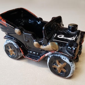 Vintage Model T Ford Planter Hand Painted Ceramic Made in Japan Rueben's 50's Kitsch image 3