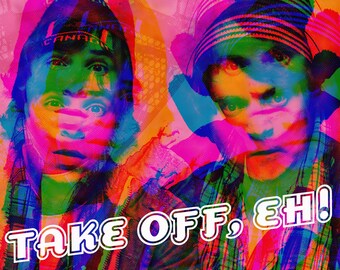 Take Off, Eh! // Printable Collage Print // Digital Download