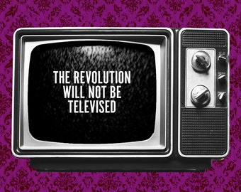 Not Televised // Printable Collage Print // Digital Download