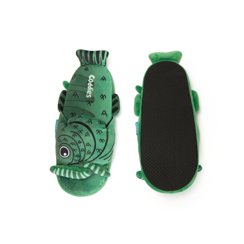 Coddies Bass Slippers Fish Slippers Funny Gift Plush Etsy