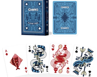 Coddies Fish Playing Cards | FINtastic Cards Fish Design | Gift Idea | Games, Go Fish, Poker, Black Jack