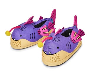 Coddies Anglerfish Slippers | Unisex Funny Slippers, Novelty Comfortable Pantuflas, Gag Gift | Men, Women & Kids