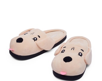 Coddies Labrador Slippers | Novelty Dog Slippers for Men, Women and Children | Puppy Gag Gift for Dog Lovers | S, M, L