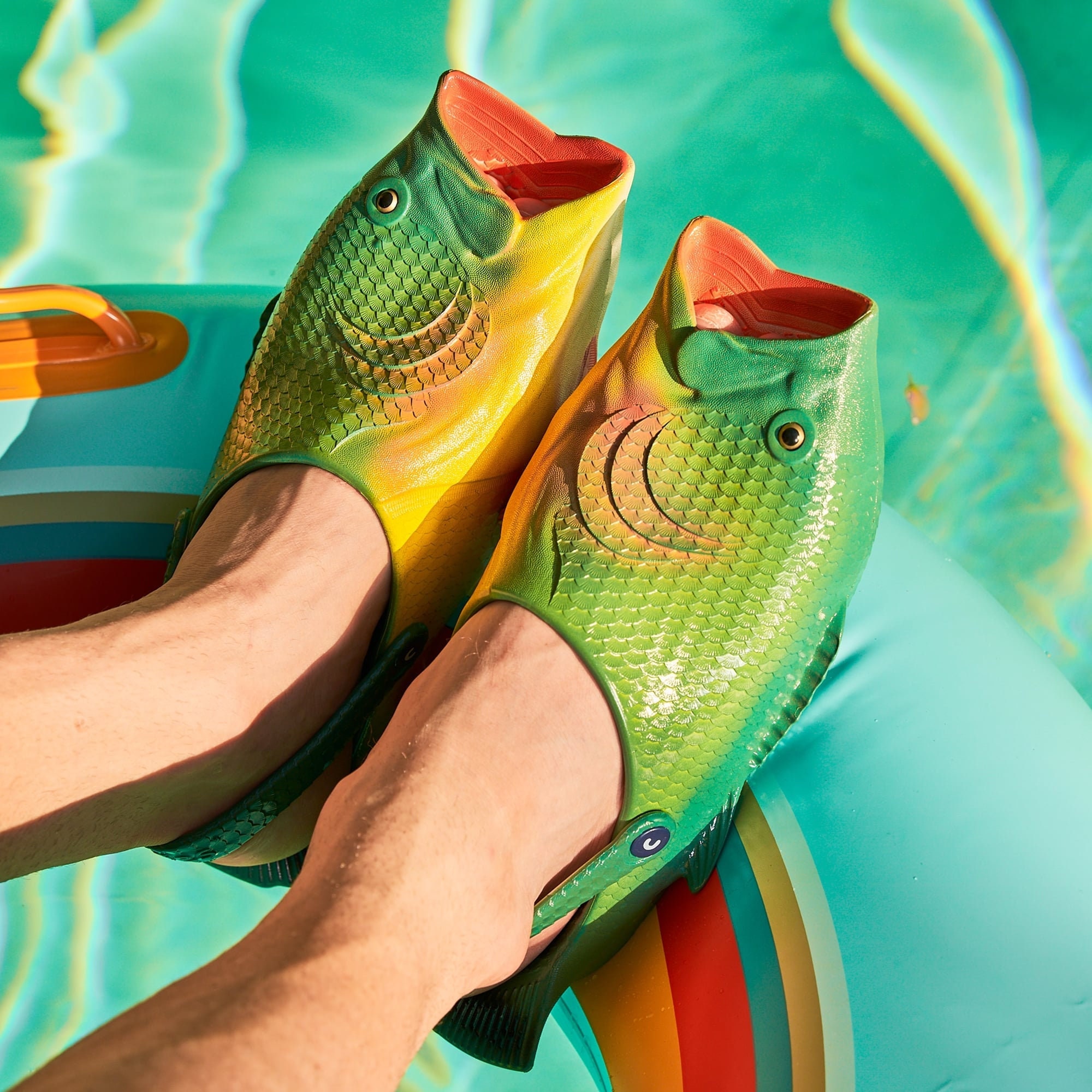 Rivers Edge Trout Slippers River's Edge Crappie Fish Sandals For