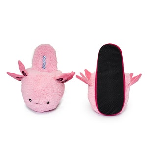 Coddies Axolotl Plush Slippers Funny and Comfortable Animal House Slippers for Women, Men & Kids Adorable Novelty Gift and Gag Gift image 3