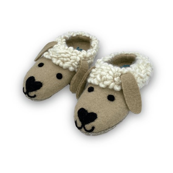 indre Etna tunge Coddies Sheep Slippers Felt House Shoes Novelty Slippers - Etsy Canada