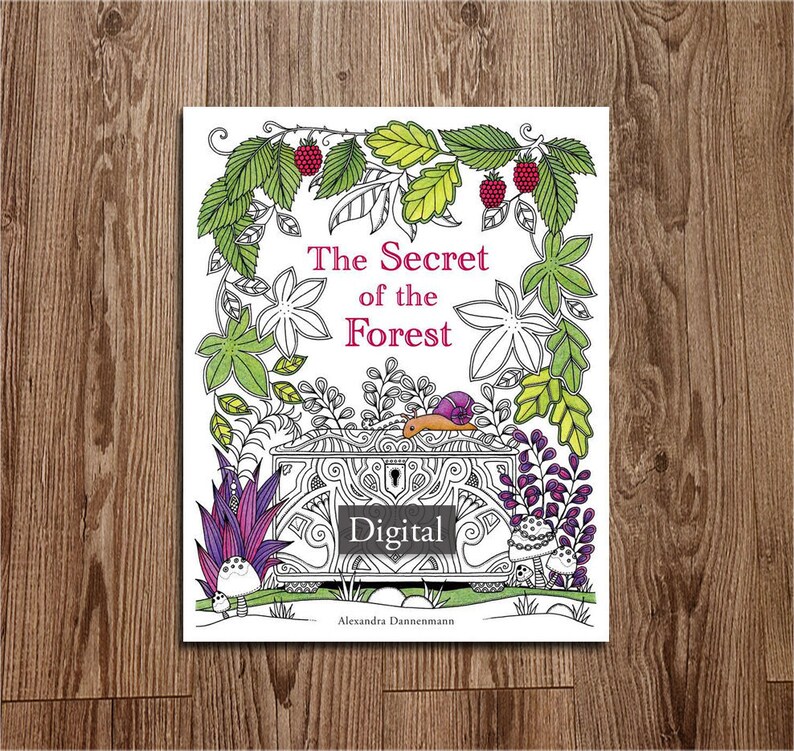 Printable Digital Coloring Book for Children and Adults THE Etsy