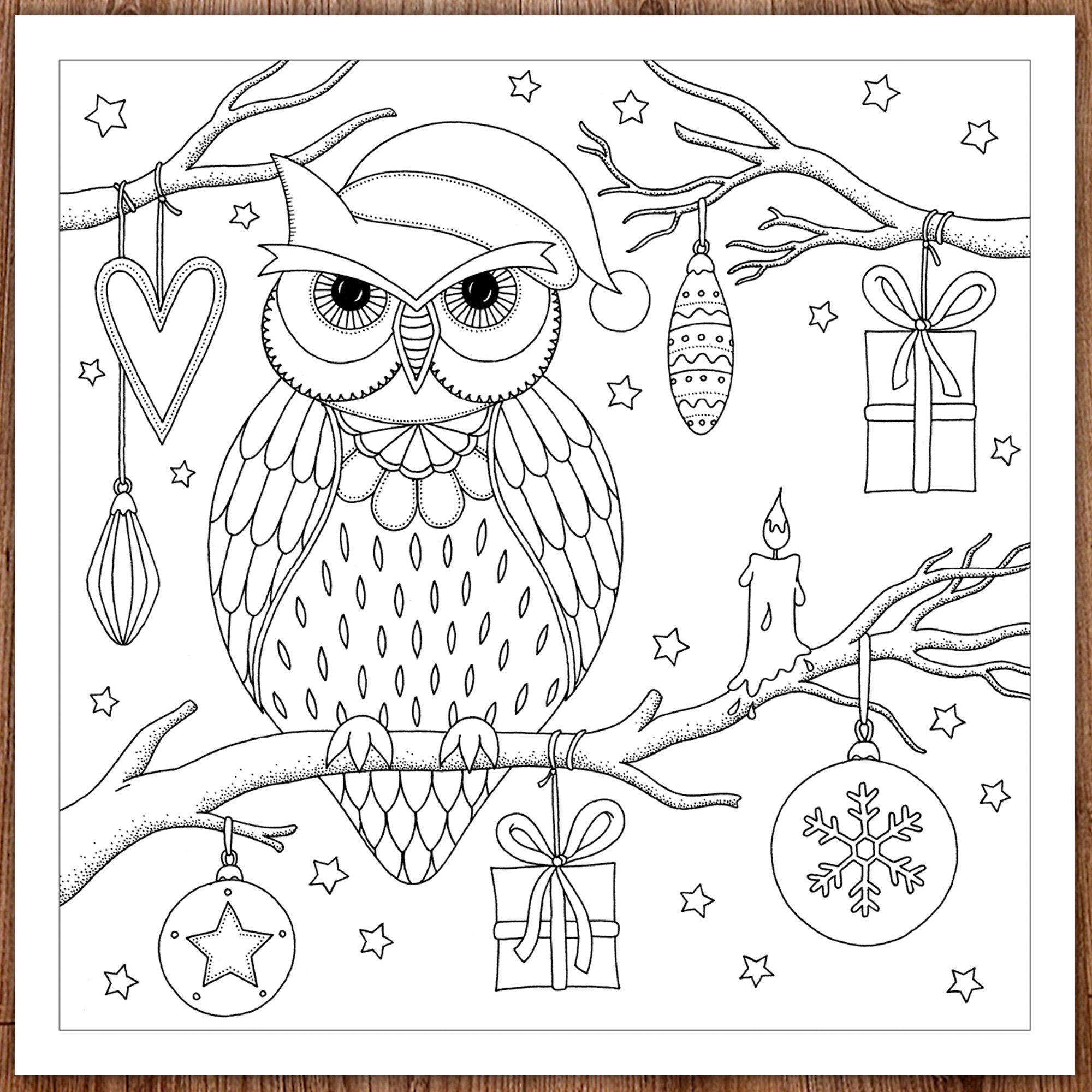 MERRY CHRISTMAS - Volume 1 — coloring book cover