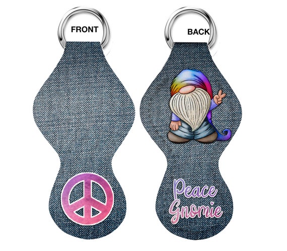 Neoprene Chapstick Holders Keychains wChapstick