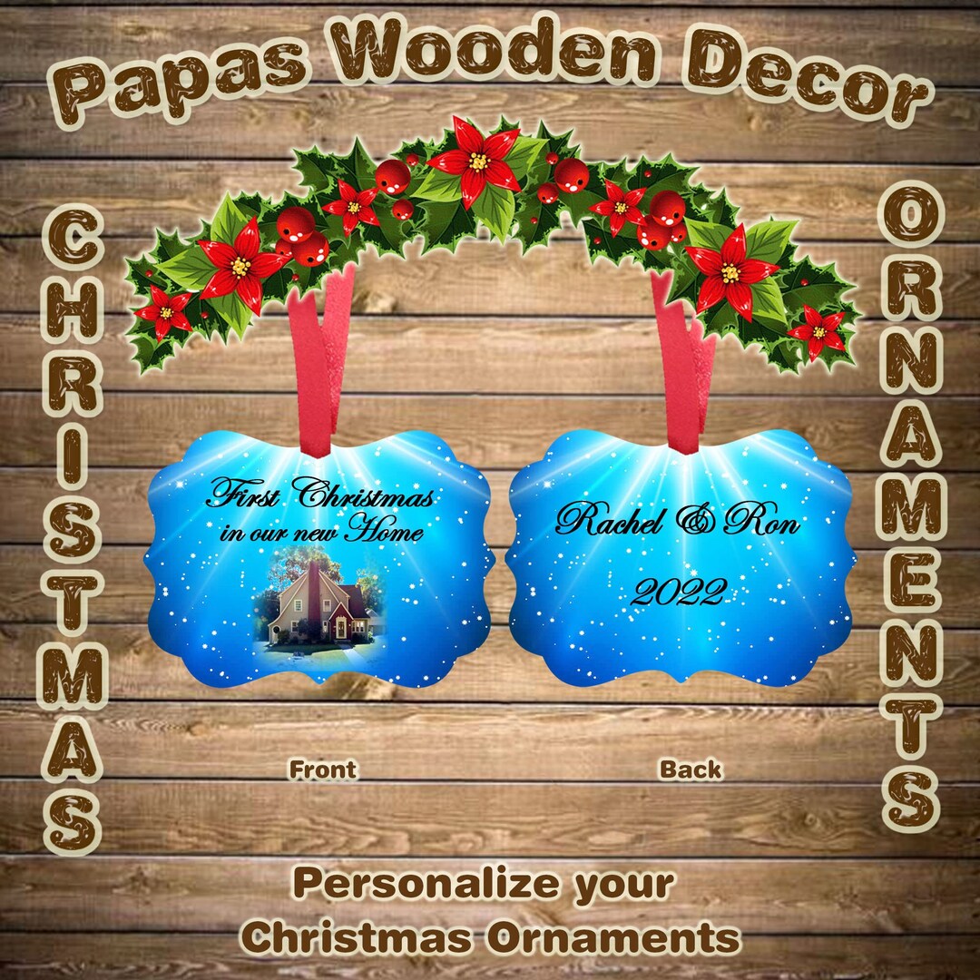 CO026 Ornament First Home Christmas Ornament metal Etsy.de
