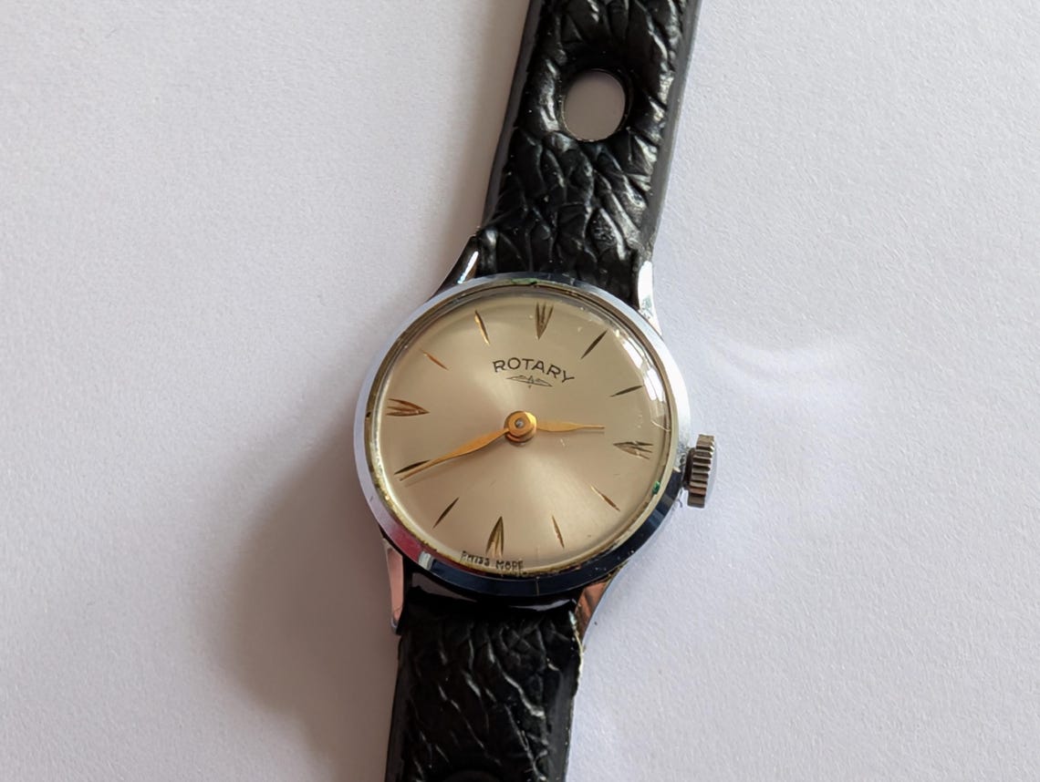 Vintage Ladies 1960s Rotary Watch, Hand Wind Mechanical, Serviced, photo 2 of 5