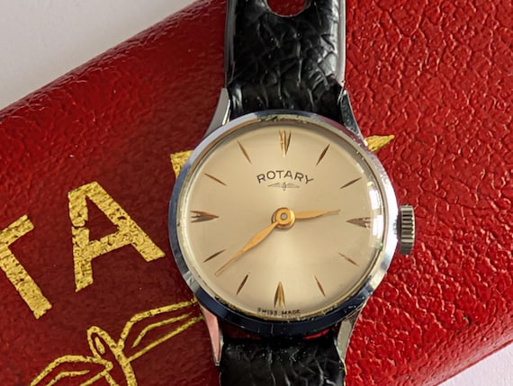 Vintage Ladies 1960s Rotary Watch, Hand Wind Mechanical, Serviced