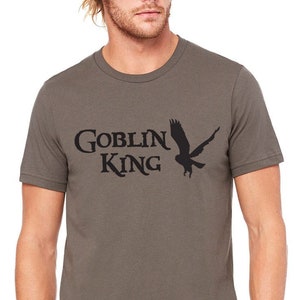 Labyrinth Inspired Goblin King Owl Shirt - Labyrinth, David Bowie, Jareth, Labyrinth Movie, Labyrinth Shirt, Goblin King, Gifts for Him