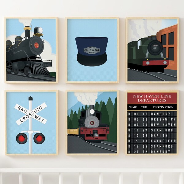 Train Nursery - Etsy