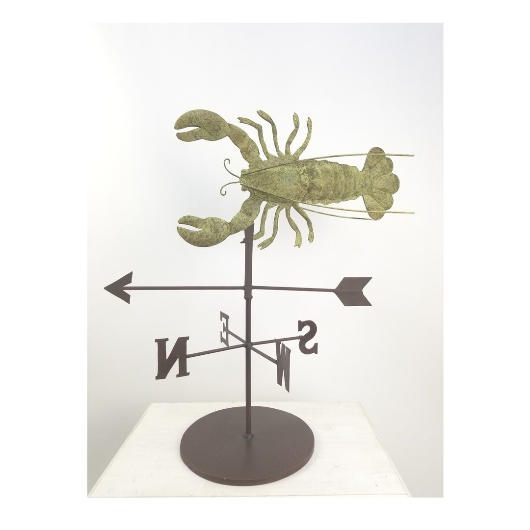 Lobster Weather Vane Table Top Home Decor Etsy
