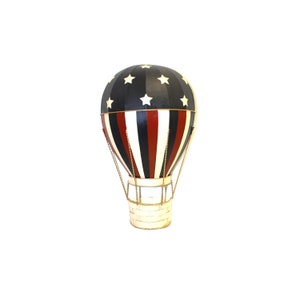 Small Red, White and Blue Stars and Stripes Wall Balloon