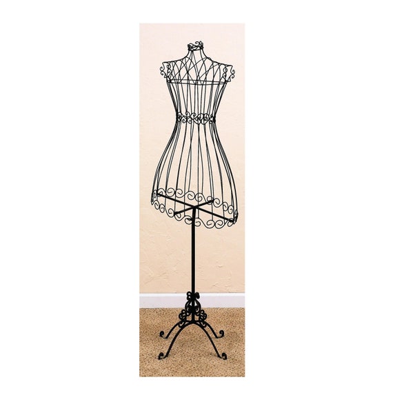 Iron Dress Form Mannequin With Unique Bottom Of Scrolls On Etsy