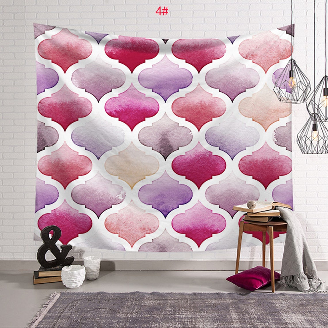 Wall DIY Decoration Geometric Tapestry Ins Tapestry Etsy