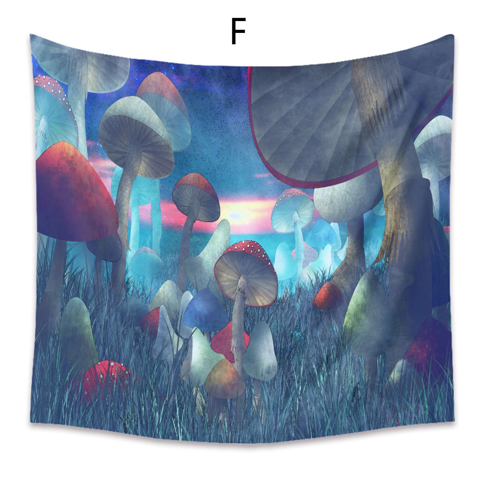 Colorful Mushroom Series Tapestry Wall Tapestry Vintage Etsy