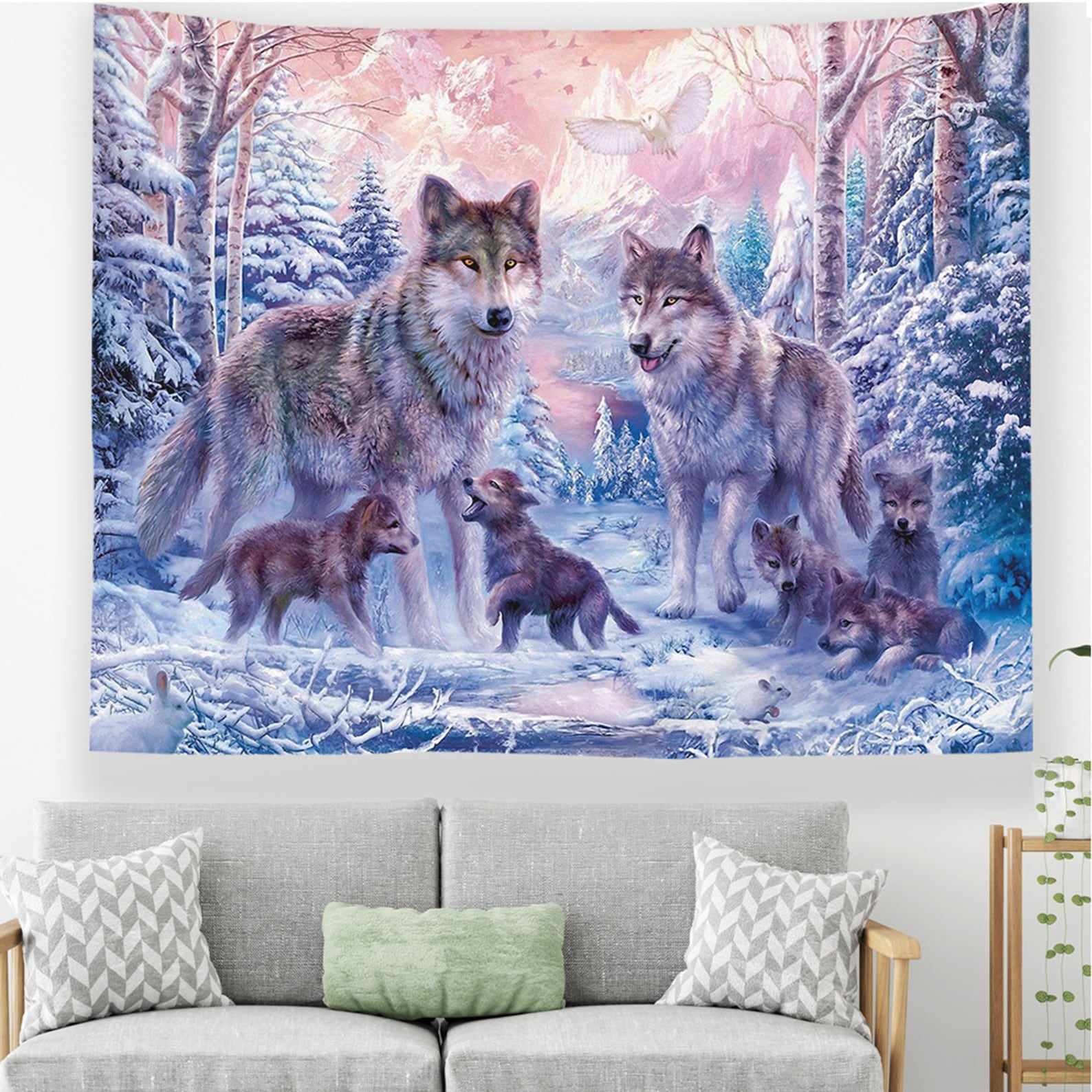 Animal Wall Tapestry Original Design Tapestry Wall Hangings Etsy