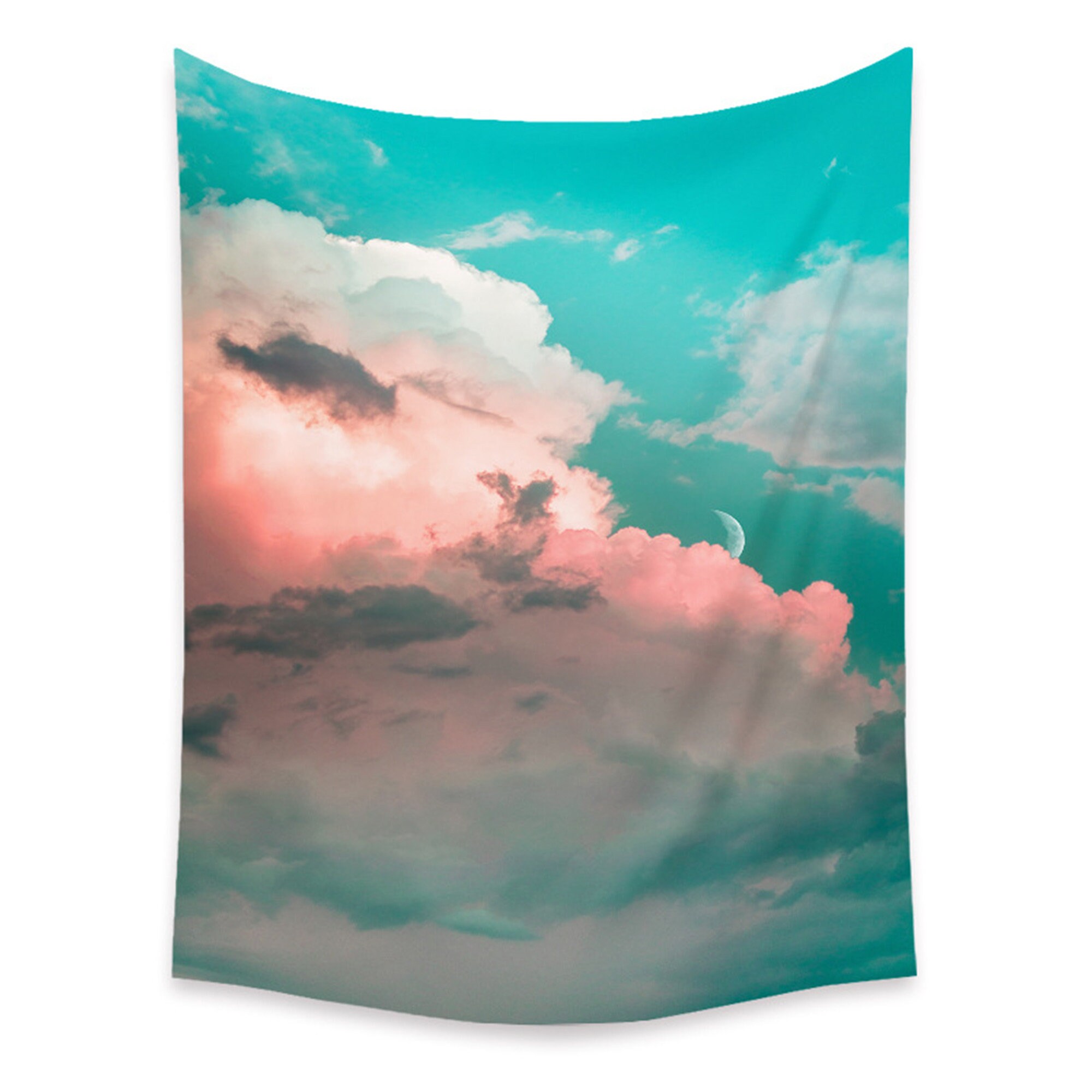 Pastel Sky Tapestry Wall Tapestry Pink Cloud Wall Hangings Etsy