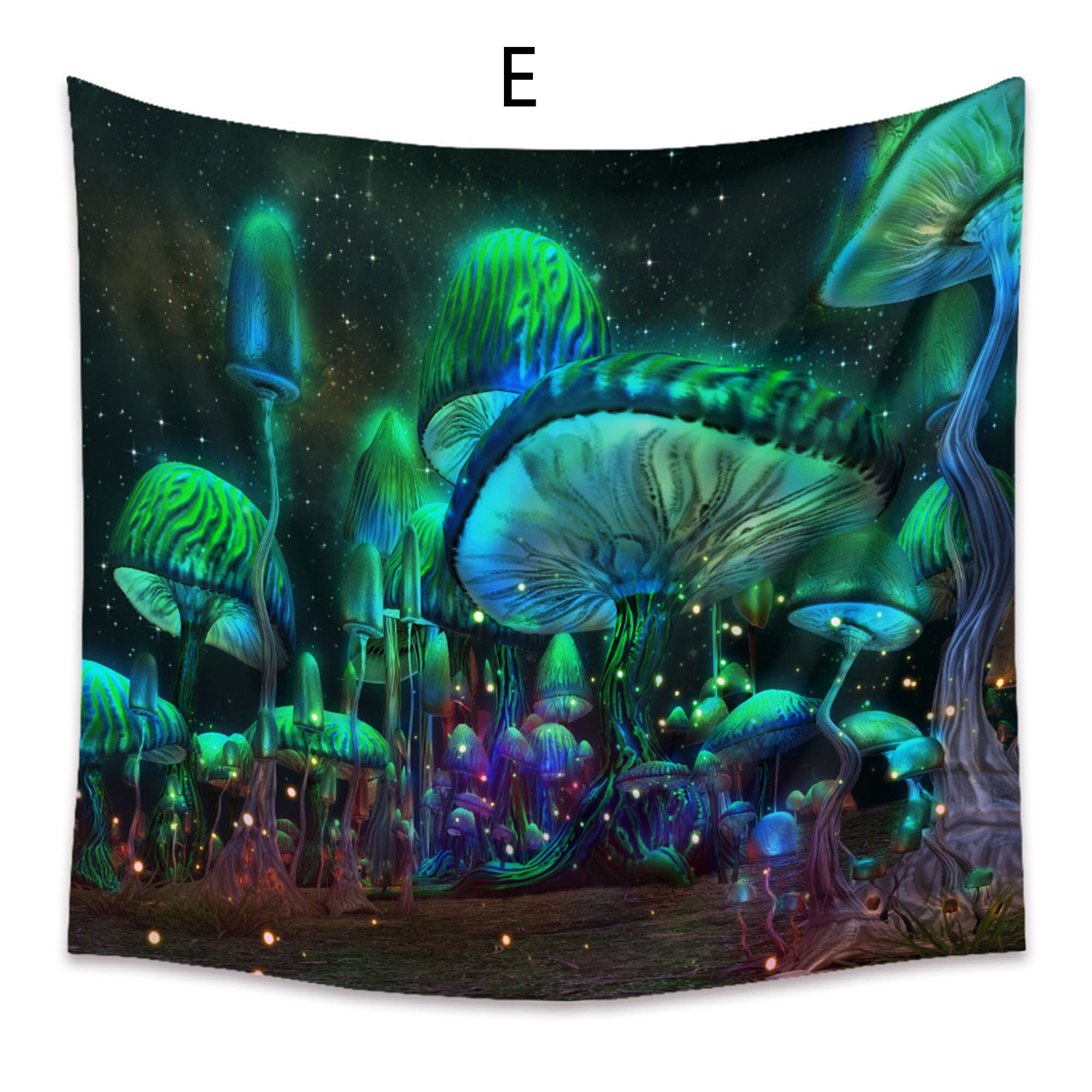 Colorful Mushroom Series Tapestry Wall Tapestry Vintage Etsy