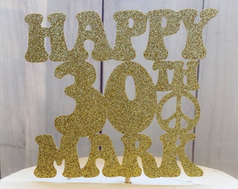 Hippie Cake Topper Etsy