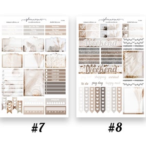 Neutral DELUXE KIT Planner Sticker Erin Condren Planner Weekly Kit ...