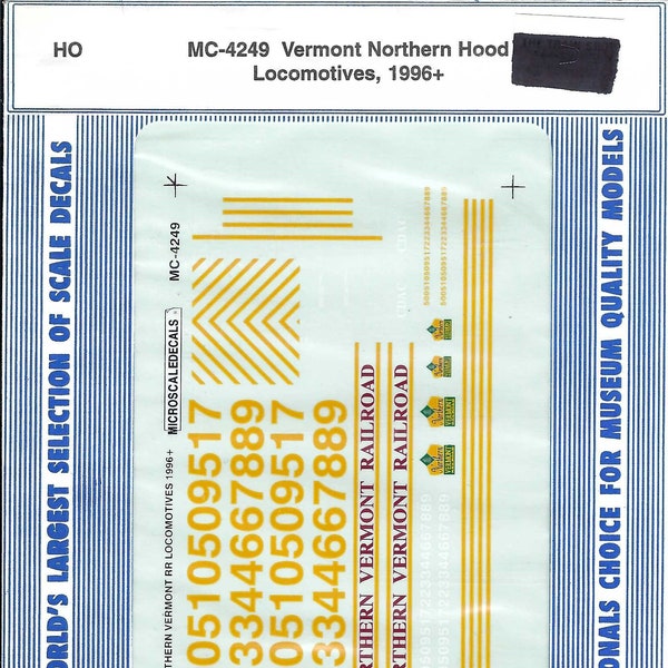 Ho Scale Decals Etsy