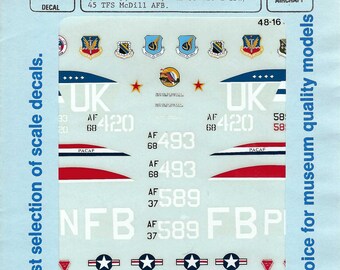Microscale 48-161 1/48 Scale McDonnell Douglas F-4 Phantom Model Airplane Decals