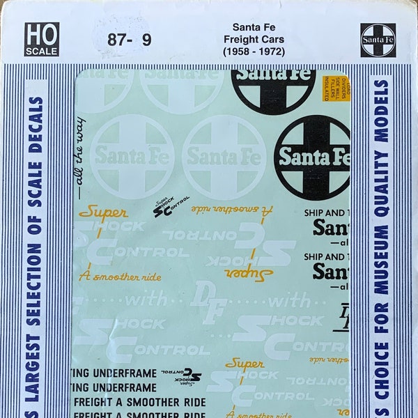 Ho Scale Decals Etsy