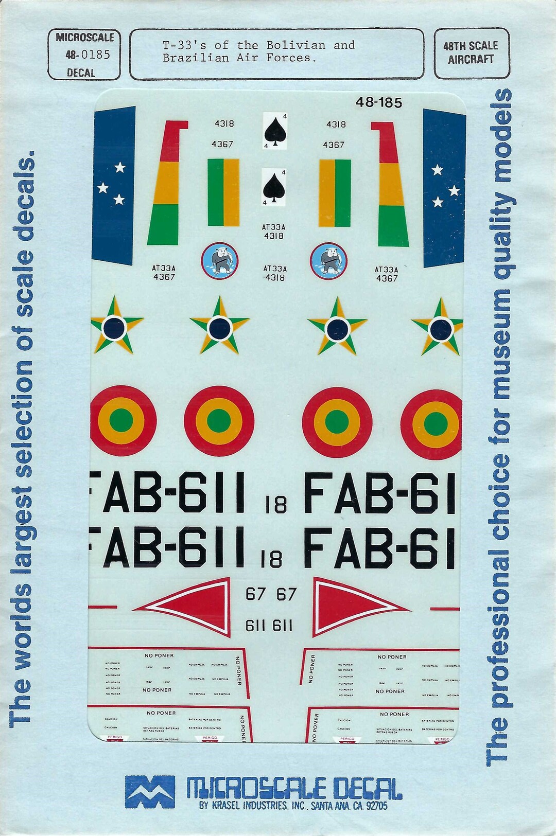 Microscale 48-185 1/48 Scale Lockheed T-33 Shooting Star Model Airplane ...