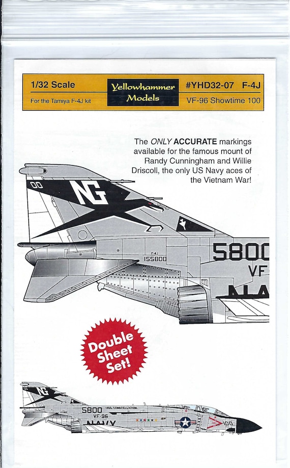1/72 McDonnell Douglas F-4K Phantom US Marines C3D Decals 1/72 McDonnell Douglas F-4K Phantom US Marines C3D Decals
