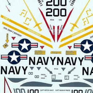 Superscale 48-412 1/48 Scale Grumman F-14 Tomcat Model Airplane Decals ...