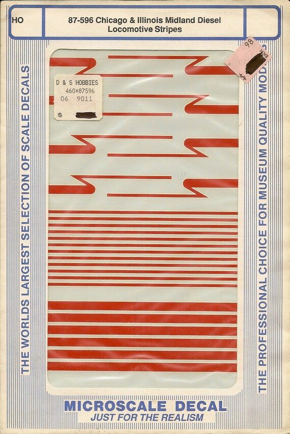 ho scale decals model trains