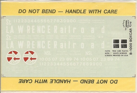 ho scale decals model trains