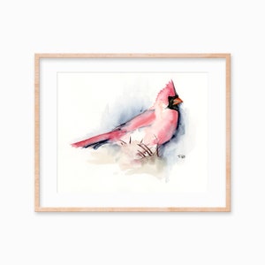 The Cardinal - Watercolor Print
