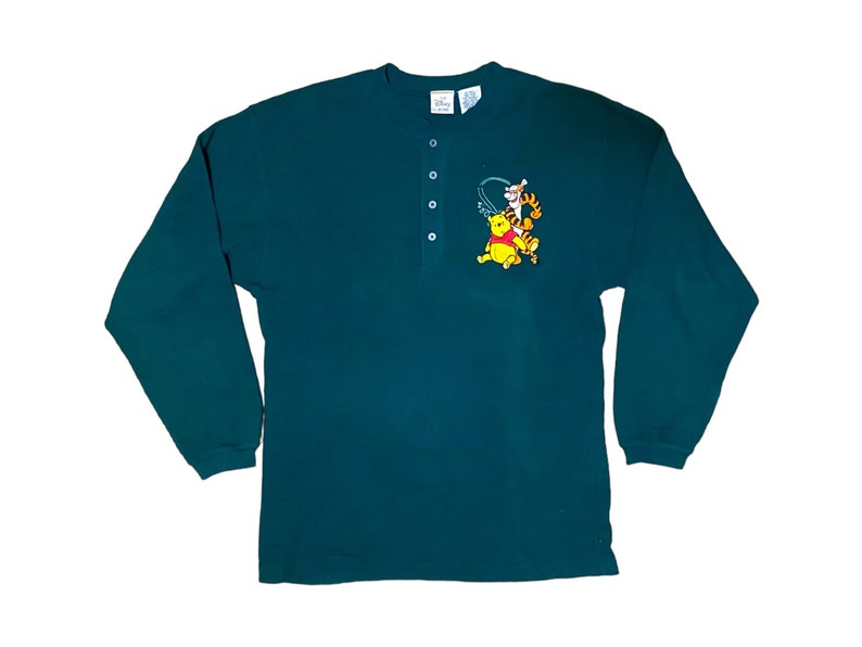Vtg 90s Disneys Winnie the Pooh Long Sleeve Shirt Size Large Etsy