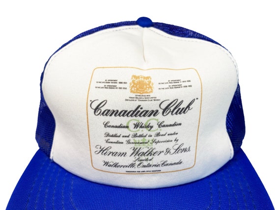 Vtg 90s Canadian Club Whisky Promo Mesh 