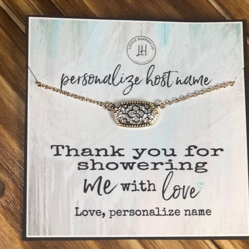 Baby Shower Hostess Gift Personalized Thank You Gift Hostess Etsy