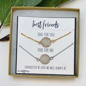 Friendship necklace for 2, Friendship jewelry for best friend, Set of 2 friendship necklaces, Friendship necklace set, Matching necklaces
