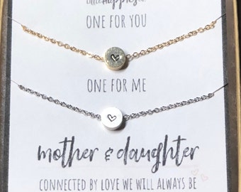 necklace for mother and daughter