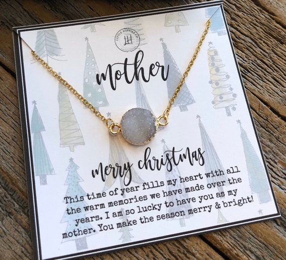 Buy Christmas Gift for Mom, Gift for Mother, Christmas Gifts, Mom Necklace,  Gift for Her, Mom Necklace With Gift Box, Mother Daughter Gift, Son Online  in India 