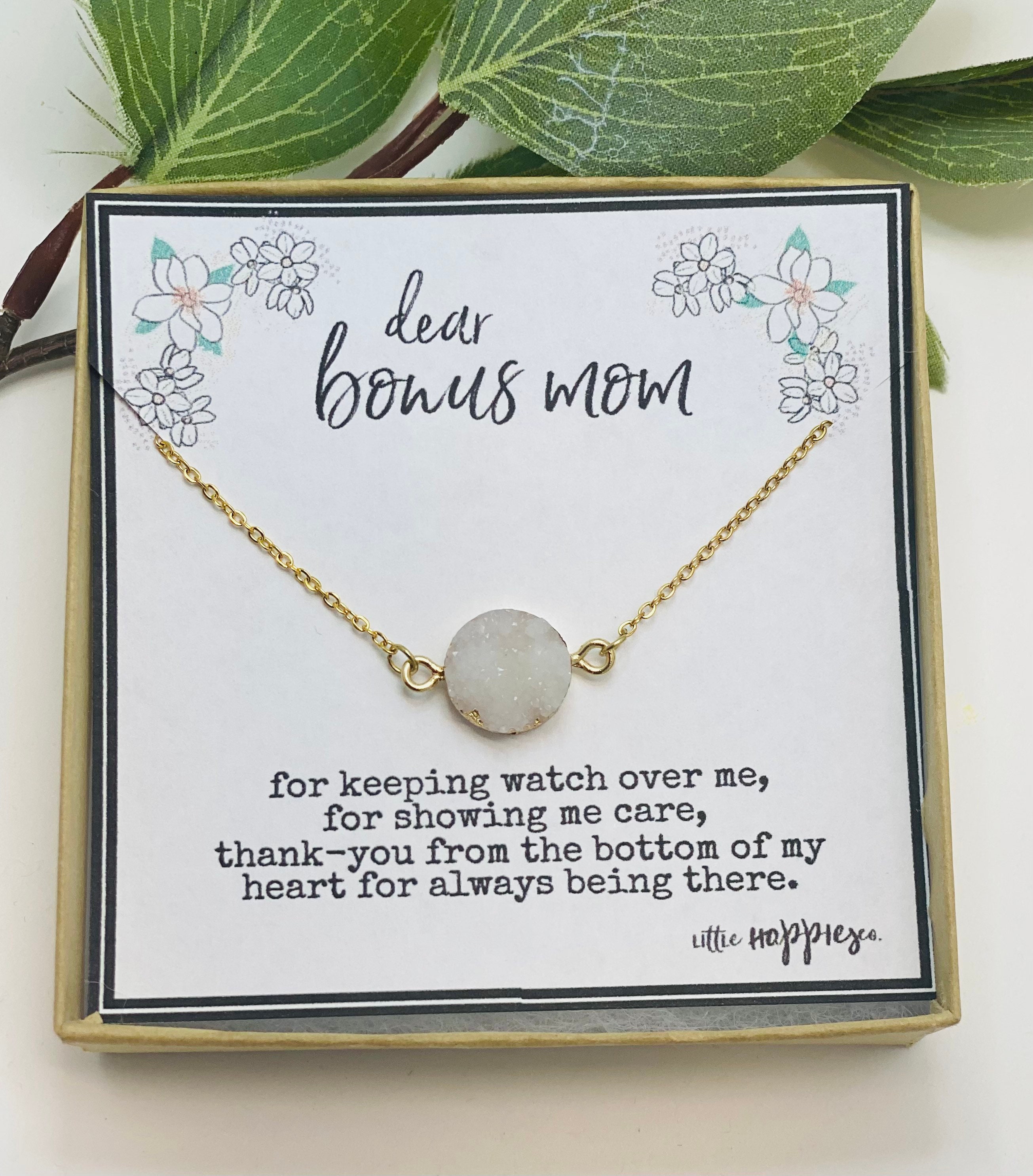 Bonus Mom Gifts Bonus Mom Necklace 