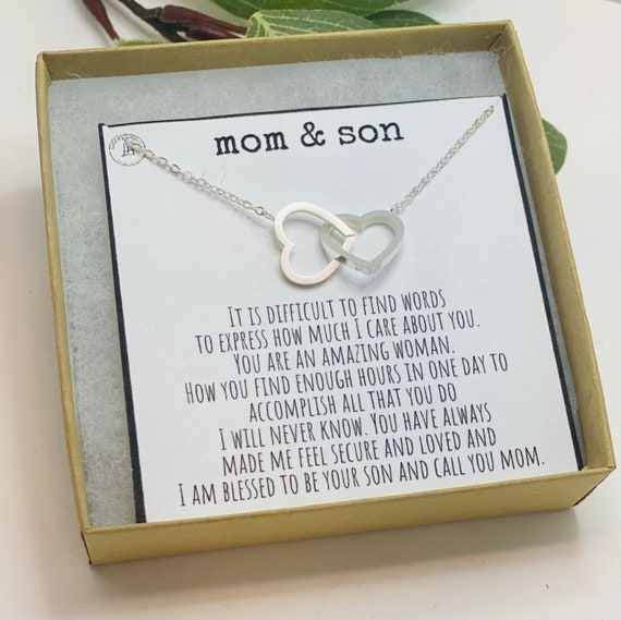 Mother & Child Necklace 10K White Gold 18